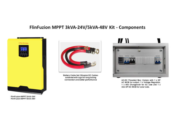 FlinFuzion MPPT 5kVA-48V Solar Inverter - Image 3