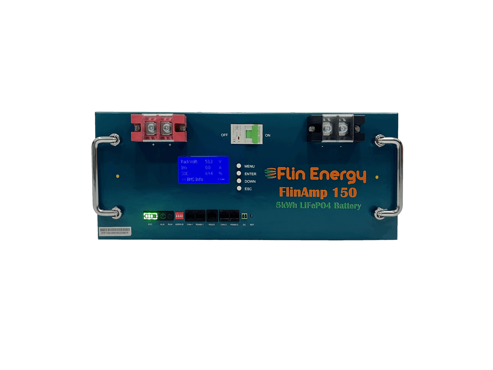 FlinAmp 150 – 48V, 100AH LiFePO4 Battery