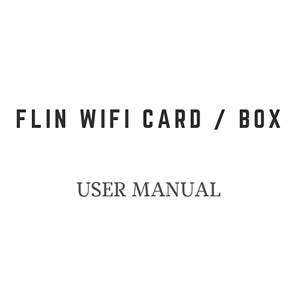 Flin WIFI Manual