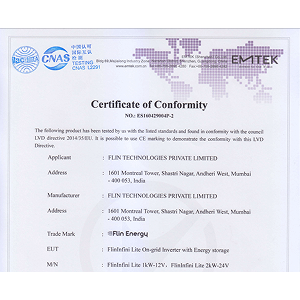 FlinInfini Lite 2kW – IEC 62109