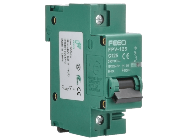 FEEO DC MCB 125A Single Pole 250V