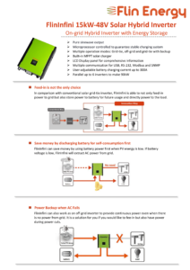 FlinInfini 15kW-48V Solar Hybrid Inverter