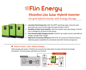FlinInfini Lite Solar Hybrid Inverter
