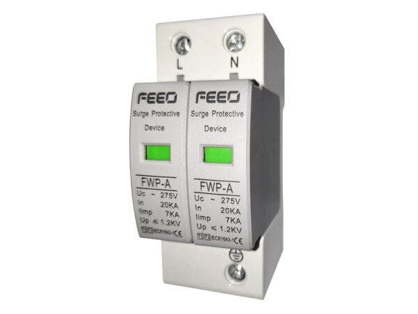 FEEO AC SPD Two Pole 20-40kA Type 1+2